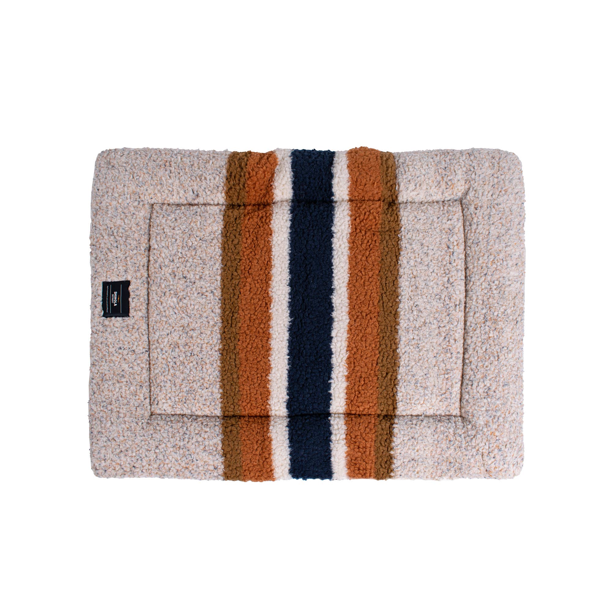 Carolina Pet Company - Shinola Pet Oatmeal Comfort Cushion Padded Dog Bed: Large (42"w x 26"d x 2"h)